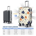 thumbnail image 2 of Luggage Cover Anti Scratch, Flower Leaves B Elastic Suitcase Protector Fits 18-32 Inch Luggage, 2 of 2