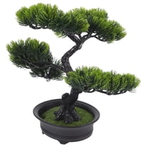 GAXIRE Lifelike Bonsai Fake Tree Artificial Indoor for Families 1 Pcs