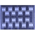 thumbnail image 1 of Ahgly Company Indoor Rectangle Abstract Blue Contemporary Area Rugs, 8' x 12', 1 of 4