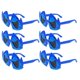 thumbnail image 2 of Shark Accessories Triangular Shark Design Outdoor Activities Kids Blue Plastic for Gift 6Pcs, 2 of 4