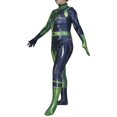 thumbnail image 4 of Kim Possible Shego Cosplay Costume Jumpsuit Bodysuit Super Villain Halloween Party Dress Up For Adults Women, 4 of 5