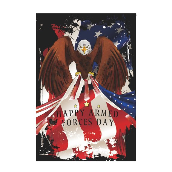 Darzheoy Memorial Day Garden Flag, American Patriotic Garden Flag, Custom Garden Flags for Yard Outside Patriotic Memorial Day Decoration