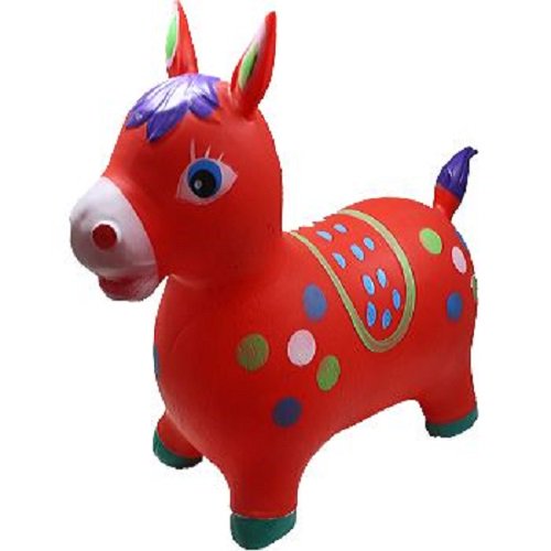 Red Donkey Animal Hoppers Children's Ride On Toy Hopper Bouncy
