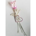 thumbnail image 2 of Glass Pink Pearl "Mom, I Love You" Rose Figurine, 2 of 4