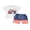 Style1-White, variant on Lairauiy 0-3T Baby Boy Independence Day Set, Striped Round Neck Short Sleeve Tops Elastic Waist Star Print Shorts Toddler 4th of July Outfits