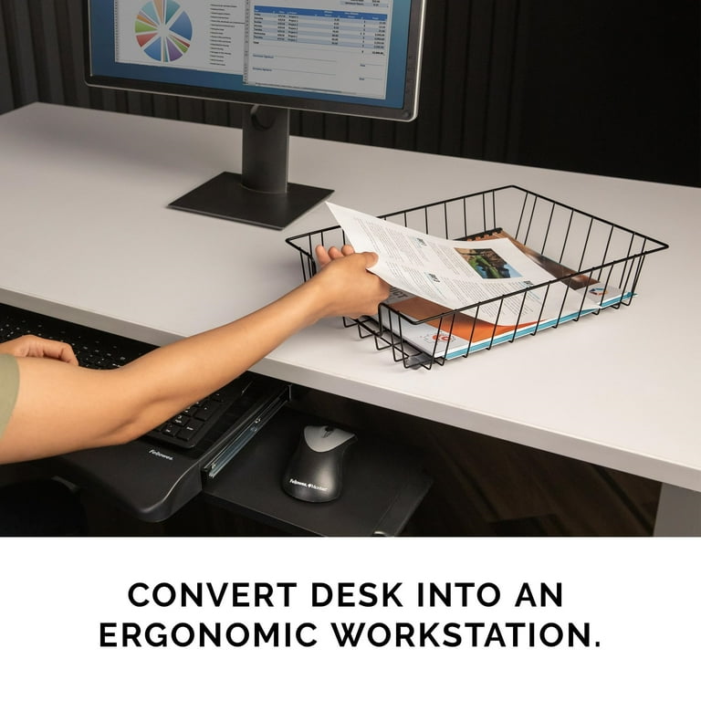 Fellowes Desk Tray Stacking Posts For 3 In. Capacity Trays, Black
