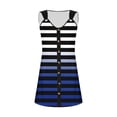 thumbnail image 5 of JMKQLZ Women's Spring And Summer Vacation Button V-neck Strap Top Dress, 5 of 5