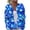 Dark Blue, variant on Womens Halloween Sweaters Button Knit Long Sleeve Outwear Casual Pumpkin Ghost Graphic Fall Winter Sweater Light Blue L