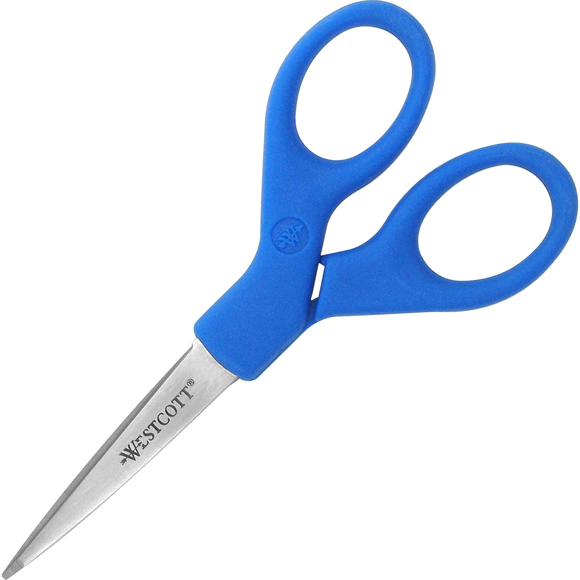 Westcott Preferred Line Stainless Steel Scissors, 5" Long, Blue