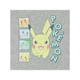 thumbnail image 7 of Pokemon Card Game Shirt Girl's Characters Pastel Pikachu Tee T-Shirt Crewneck, 7 of 7