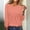 Pink, variant on BKQCNKM Plus Size Tops For Women Womens Tops Long Sleeve Undershirt Solid Travel Cute Tops O Neck Slim Fit Tshirts Shirts Blouse T Shirts For Women Fall Shirts For Women Black L