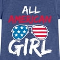thumbnail image 3 of Instant Message - All American Girl Fitted Short Sleeve Graphic T-Shirt, 3 of 6