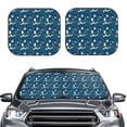 thumbnail image 6 of Lsque Various Lights 2 PCS Windshield Sun Shade | CarFoldable Window Covers | Car Accessories Reflect UV for Universal Cars SUV Truck | Small, 6 of 7