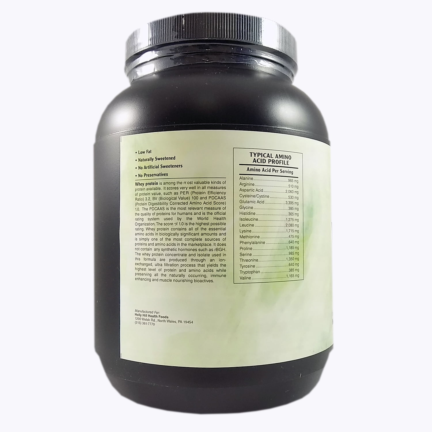 Holly Hill Health Foods, Whey Protein, Non GMO, Vanilla, 32 Ounces