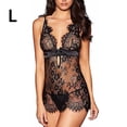 thumbnail image 1 of Falda de noche sexy Falda de fibra elástica con cuello en V Traje de vestir sexy encantador, L, Negro tholdsy XX000129-14, 1 of 7