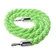 thumbnail image 1 of LOVIVER Green Queue Divider Control Stanchion Barrier Posts Twisted Rope 1.5m Long, 1 of 8