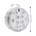 thumbnail image 3 of Night Lamp Underwater RGB LED Decoration Light Remote Control IP67 Waterproof Aquarium Lamp, 3 of 9