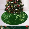 thumbnail image 6 of Coolnut Lucky Clover Christmas Tree Skirt 36", St. Patrick's Day Tree Skirt Double Layers Polyester Easter Tree Skirt for St. Patrick's Day Holiday Party Decoration, 6 of 6