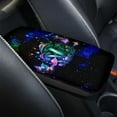 thumbnail image 3 of Renewold Mushroom Galaxy Auto Center Console Cover Pad Universal Fit for SUV Truck Car, Universal Car Armrest Seat Box Cover for Men Women, 3 of 4