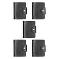 thumbnail image 1 of ZLight Credit Card Holder Men Slim Anti Protect Travel ID Cardholder Women Rfid Wallet Metal Case Porte Carte Card holder black 5Set, 1 of 6