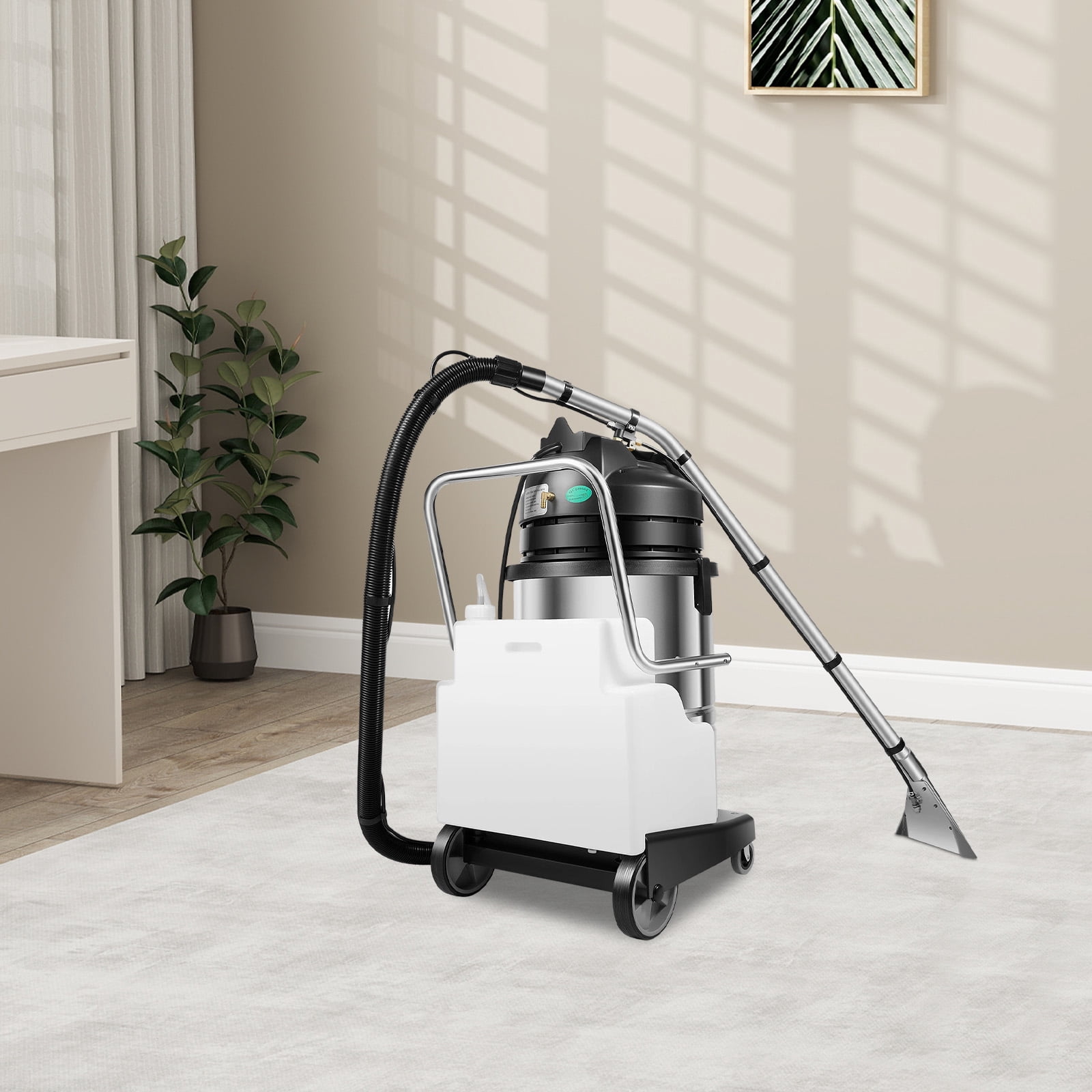 Peakora Commercial Carpet Cleaner Machine, 2110w Heavy-Duty Wet Dry Vacuum with Spray & Suction, 60l Large Tank, 6 Tools for Hotel, Home, Carpet, Floor, Sofa Cleaning
