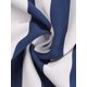 thumbnail image 5 of Blusa de verano casual para mujer de talla grande Agnes Orinda, con rayas, mangas cortas con volantes y peplum, 2025 2X azul y blanco, 5 of 6