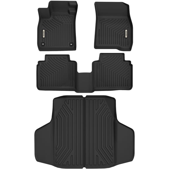 RVNI Car Floor Mats Cargo Liner For 2023 2024 Honda Accord TPE Rubber All Weather