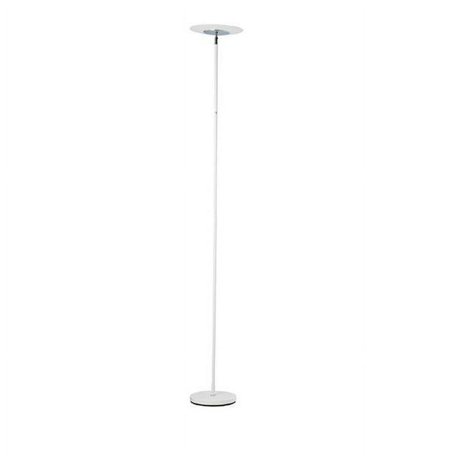 Ore International KTL-7132ESWH Lampe de Sol Réglable Torchière LED 72 Pouces Satin Blanc