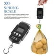 thumbnail image 5 of 2 Pieces Luggage Scale Fishing Hook Scale Digital Hand Scale Kitchen Weight Scale Spring Balance Electronic Hook Scale Stainless Steel Abs, 5 of 6
