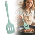 thumbnail image 2 of Silicone Frying Spatula For Non Stick Pan Heat Resistant Slotted Turner For Steak Eggs Omelette, 2 of 9