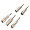 thumbnail image 1 of Xlr To Mono Connector, Zinc Alloy Housing Screw Free Design Xlr Male To Mono Adapter Simple Operation  For Mobile Phone, 1 of 7
