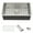 Brushed Nickel#32, variant on Stainless Steel Kitchen Sink 30"x18"x9" Gunmetal Black Undermount Kitchen Sink 16 Gauge Single Bowl with Drain Assembly,Single Bowl Kitchen Sink