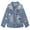 Blue-2281, variant on KIDSCOOL SPACE Little Girls Fake Flap Pockets Design Flower Bird Embroidered Ripped Denim Jacket 4T