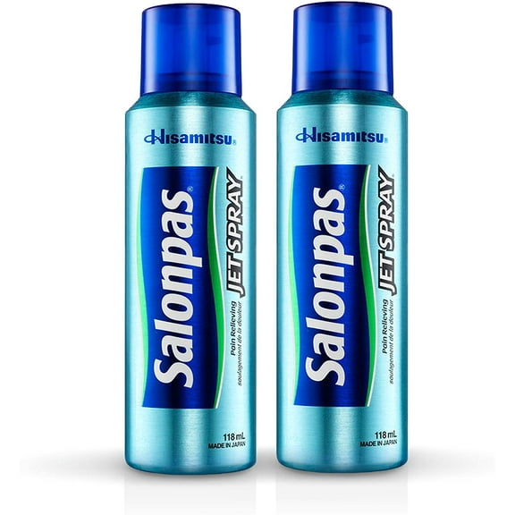 Salonpas pain relieving jet spray - 4 oz (2 PACK)