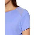 thumbnail image 3 of RBX Active Women's Plus Size Quick Dry Short Sleeve Workout Top with Mesh Panels, 3 of 5