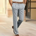Mens Dress Pants Slacks Trousers Regular Fit Suit Pants for Men, Men's Slim Fit Stretch Dress