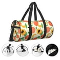 thumbnail image 5 of XMXT Unisex Large Sports Tote Gym Bag for Women, Colorful Peach Print Weekenders Bags Travel Bag, 5 of 8