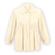 thumbnail image 2 of Chaqueta de cama de polar suave para mujer, con botones delanteros y bolsillos, color marfil, talla pequeña, 2 of 3