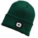 thumbnail image 2 of Gorro de punto con luz LED, color esmeralda, recargable por USB, con 4 luces LED, para la cabeza, para invierno, para hombre y mujer, regalo para papá y él, 2 of 5