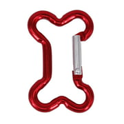 Crday for Water Bottles Bone Type Buckle Lightweight Aluminum Alloy Carabiners 5Pcs Type Bag Pendant Buckle Bone Multifunctional Climbing Accessories
