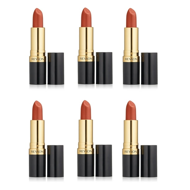 Revlon Super Lustrous Lipstick Pearl 026 Abstract Orange (Pack of 6