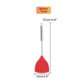 thumbnail image 2 of Kitchen Cooking Silicone Turner Spatula Heat Resistant Scraper Mixing Baking Utensils Red, 2 of 7