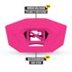 thumbnail image 3 of Protector Bucal NXT NXTRND Pro con Correa Intercambiable Rosa, 3 of 7