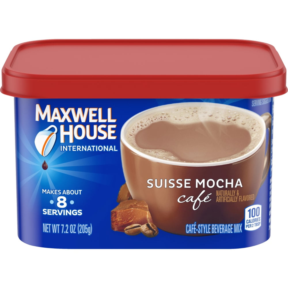 Maxwell House International Suisse Mocha Cafe Beverage Mix, 7.2 oz