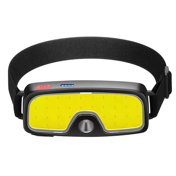 Sportact Camping Essentials,Super Bright COB LED Headlamp: Rechargeable, Waterproof, Perfect for Outdoor,Outdoor Sports