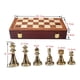 thumbnail image 5 of de ajedrez con tablero plegable, s de ajedrez portátiles con caja de ranuras de almacenamiento, para principiantes y adultos Estilo 1 Hugo ajedrez internacional de madera, 5 of 10