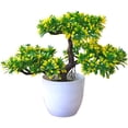thumbnail image 1 of Planta artificial en maceta Ganoderma Simulación Bonsai Árbol Plantas verdes al aire libre Decoración del hogar Sala Comedor Mesa Dormitorio Oficina Decoración Simulación Planta en maceta Pl, 1 of 5