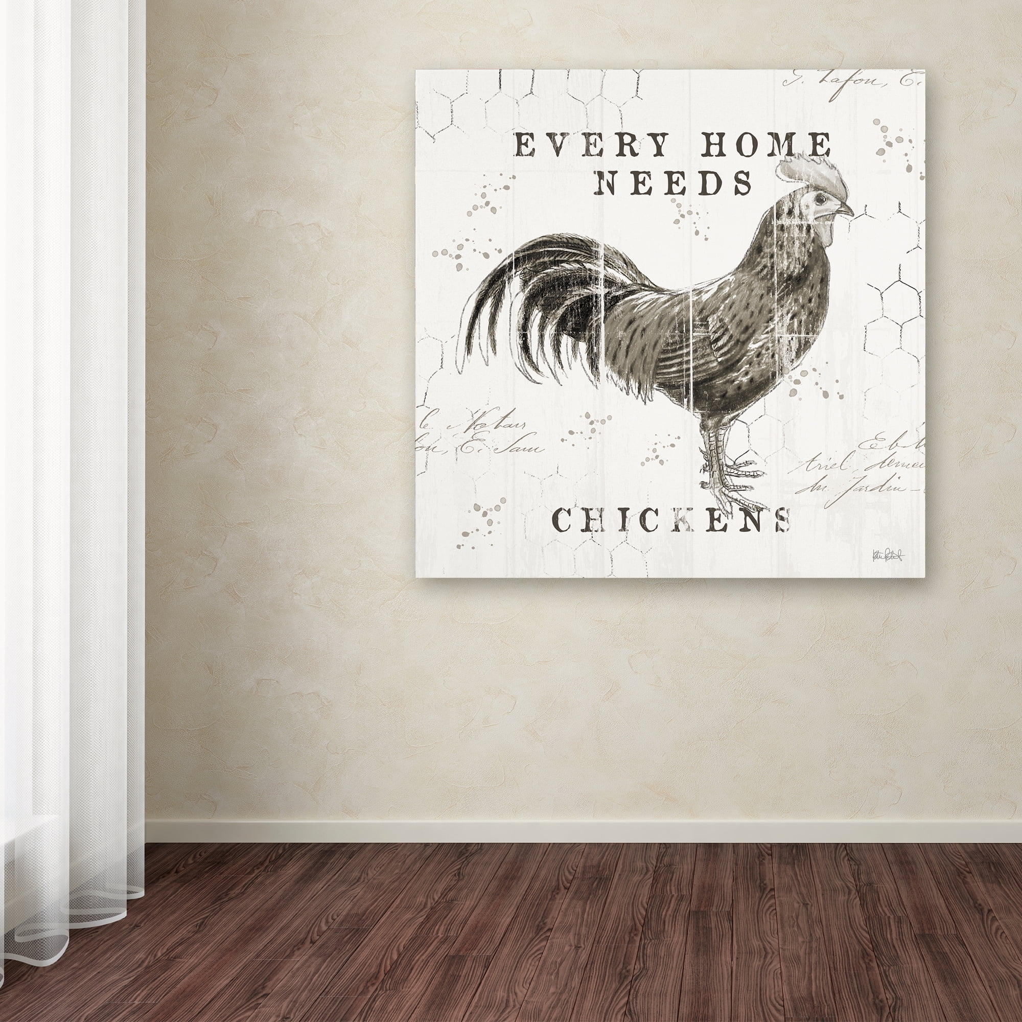 Trademark Fine Art 'Farmhouse Fresh II' Canvas Art by Katie Pertiet