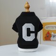 thumbnail image 1 of Ropa para mascotas, osito de peluche, para otoño e invierno, acolchado, cálido, con la letra M, serie de camisetas, 1 of 6
