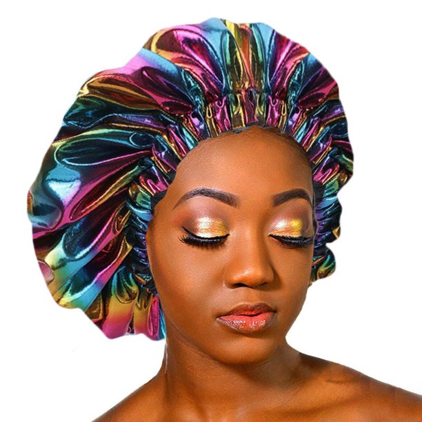 Satin Lined Women Beauty Satin Silk Sleep Cap Hat